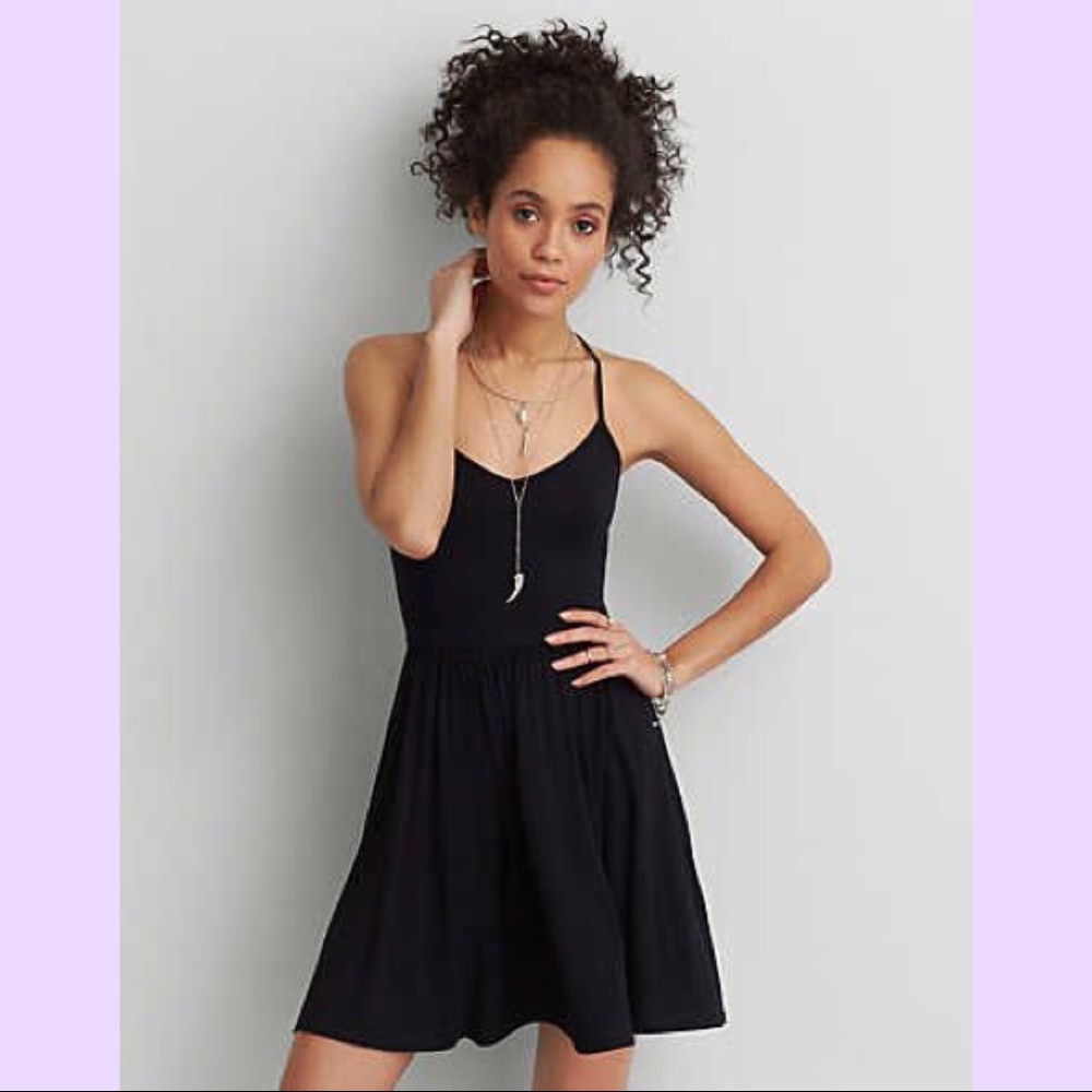 Soft&Sexy Strappy Black Dress